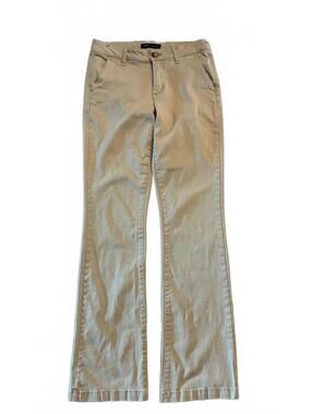 Aeropostale Khaki Bootcut Classic Uniform Trouser Pants Women's Size 4 Regular